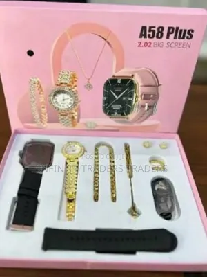Seti ya Smartwatch ya A58 Plus na Vikuku