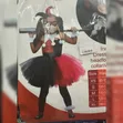 Child's Harley Quinn Jester Tutu Costume Set - 2