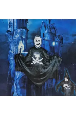 Halloween Skeleton Ghost Costume (6-9Y, 3-5Y)