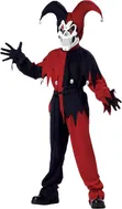 Evil Jester Children's Costume - 1