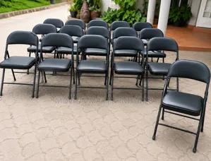 Leather Foldable Chairs (Brand New)
