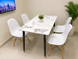 Rectangular Marble Dining Chairs