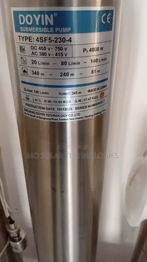 Doyin 4000W Submersible Solar Water Pump