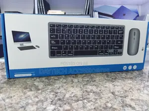 2.4G Rechargeable Ultra-Slim Wireless Keyboard na Mouse Combo
