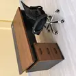 Brown Executive Office Desk with Mesh Chair - 5