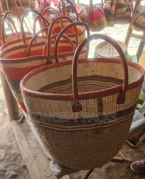 Large African Kiondo Swahili Basket