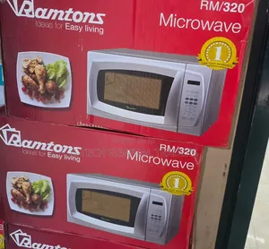 Ramtons RM/320 Microwave ya Kidijitali, 700W, 20L - Fedha (Mwaka 1 wa Dhamana)