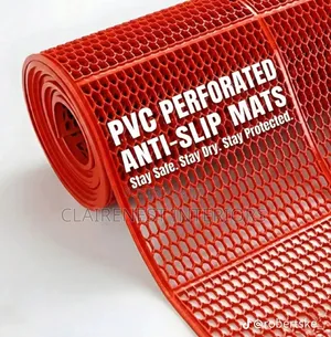 Red Spaghetti Mat - Anti-Slip PVC