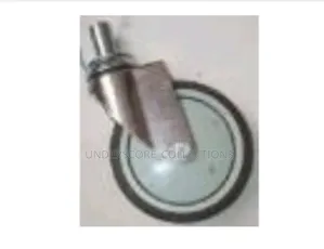 5-inch Solid Castor Wheel with Spindle