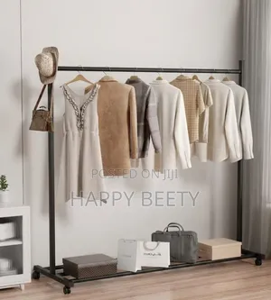 Multifunctional Clothes Display Rack with Shoe Shelf