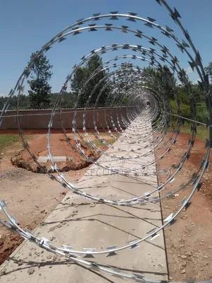 10 Meters Double Galvanized Silver Razor Wire