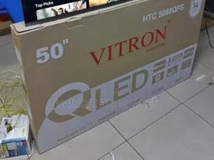 Televisheni ya Vitron QLED Inchi 50 yenye Wi-Fi Iliyojengewa Ndani