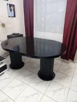 Custom Made 6 Seater Dining Set - Walnut - 3