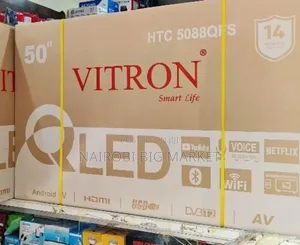 Vitron 50 Inch QLED Television with Voice Recognition