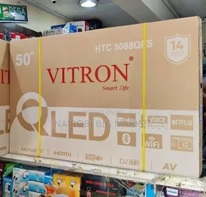 Vitron 50-Inch QLED TV with Voice Remote