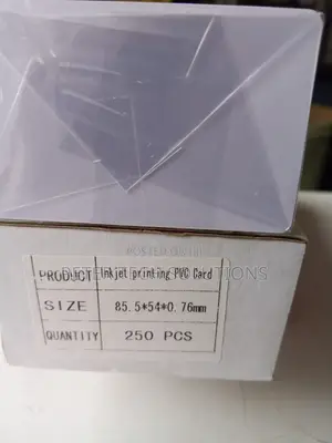 Kadi za PVC za Kuchapisha kwa Inkjet (Pcs 250)