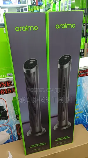 Oraimo 40" Tower Fan 50W - 4 Speeds, 3 Modes