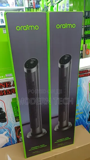 Oraimo CyberStorm 40-Inch Tower Fan 50W - 4 Speeds