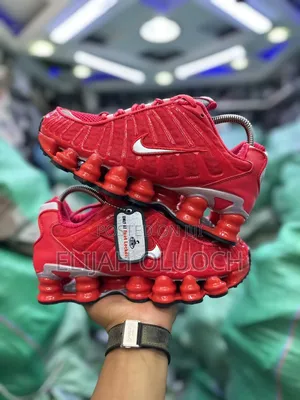 Nike Shox TL Speed Red Leather Sneakers