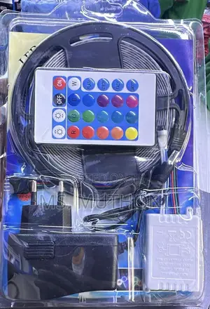 Remote Controlled RGB LED Strip Light Kit 5m