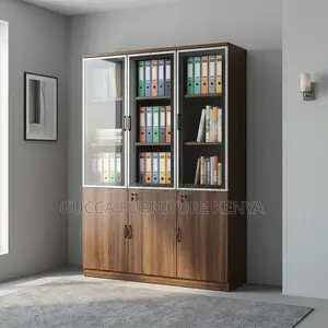 Kabati la Nyaraka la Mbao lenye Milango 3