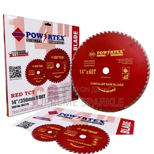 Powertex 14-Inch 60T Wood Cutting Circular Saw Blade
