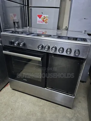 Simfer 60x90 Stainless Steel Cooker - 4 Gas + 2 Electric