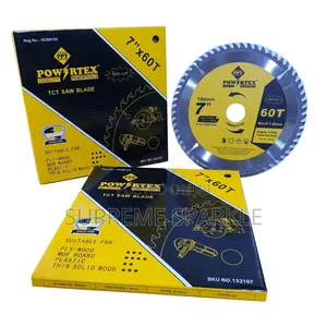 Powertex 7" 180mm TCT Saw Blade 60T