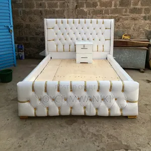 Modern Executive Bed 5x6 with Side Drawer