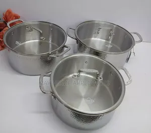 6-Piece Premium Stainless Steel Cookware Set
