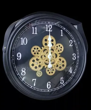 Rotating Moving Gear Wall Clock 32cm