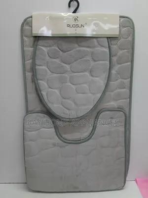 3-in-1 Toilet/Bathroom Mat Set