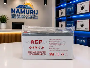 ACP 12V 7Ah Betri Inayochajiwa kwa Ajili ya CCTV na Alarm Backup