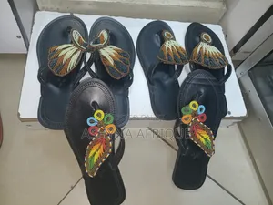 Sandal za Kimaasai Nyeusi