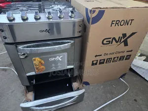 Jiko la Kusimama la Gnix 60x60 lenye Kiweka Chakula Moto