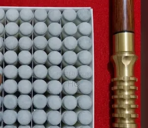 Sportsart Tips za Pool Stick na Chalk - Mpya Kabisa