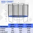 8ft Kids Trampoline - 2