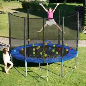 Trampoline ya Watoto 8FT yenye Wavu wa Usalama