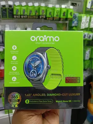 Oraimo Watch Nova 2R OSW-834 1.43-inch AMOLED Diamond Cut