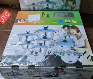 Seti ya Vyombo vya Kupikia Marwa 30-Pcs vya Induction