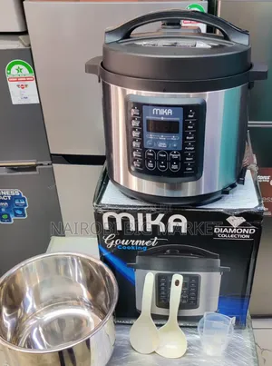 Mika Lita 6 Jiko la Umeme la Pressure lenye Sufuria ya Chuma cha Pua