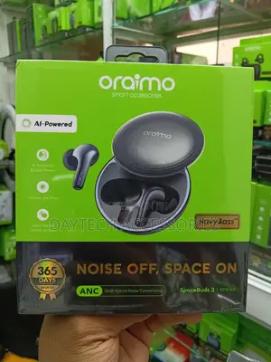 Oraimo SpaceBuds 2 True Wireless Earbuds - Black