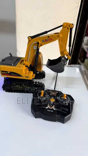 Toy ya Excavator ya Remote Control ya Njia 6 - 2.4GHz