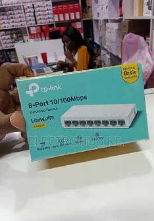 TP-Link LS1008 Switch ya Fast Ethernet yenye Port 8