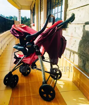 Stroller ya Mtoto 3-in-1 na Car Seat Inayoweza Kutenganishwa