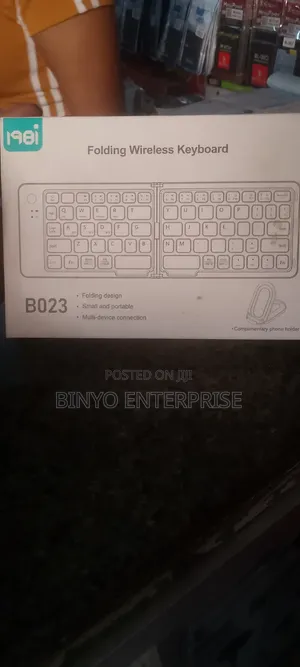Kibodi Isiyo na Waya Inayokunjika