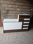 Dawati la Mapokezi la Ofisi - 1200mm Lililotengenezwa Maalum - 4