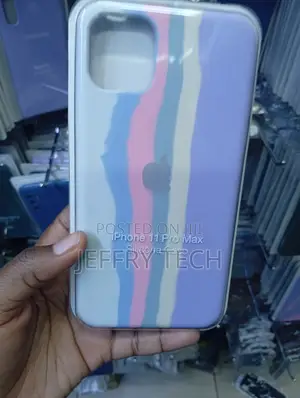 Kifuniko cha Silicone kwa iPhone 11 Pro Max - Rangi za Pastel
