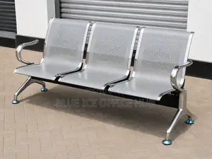 Silver Office 3 Seater Guest Chair