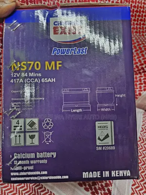 Betri ya Gari Powerlast NS70MF Class A